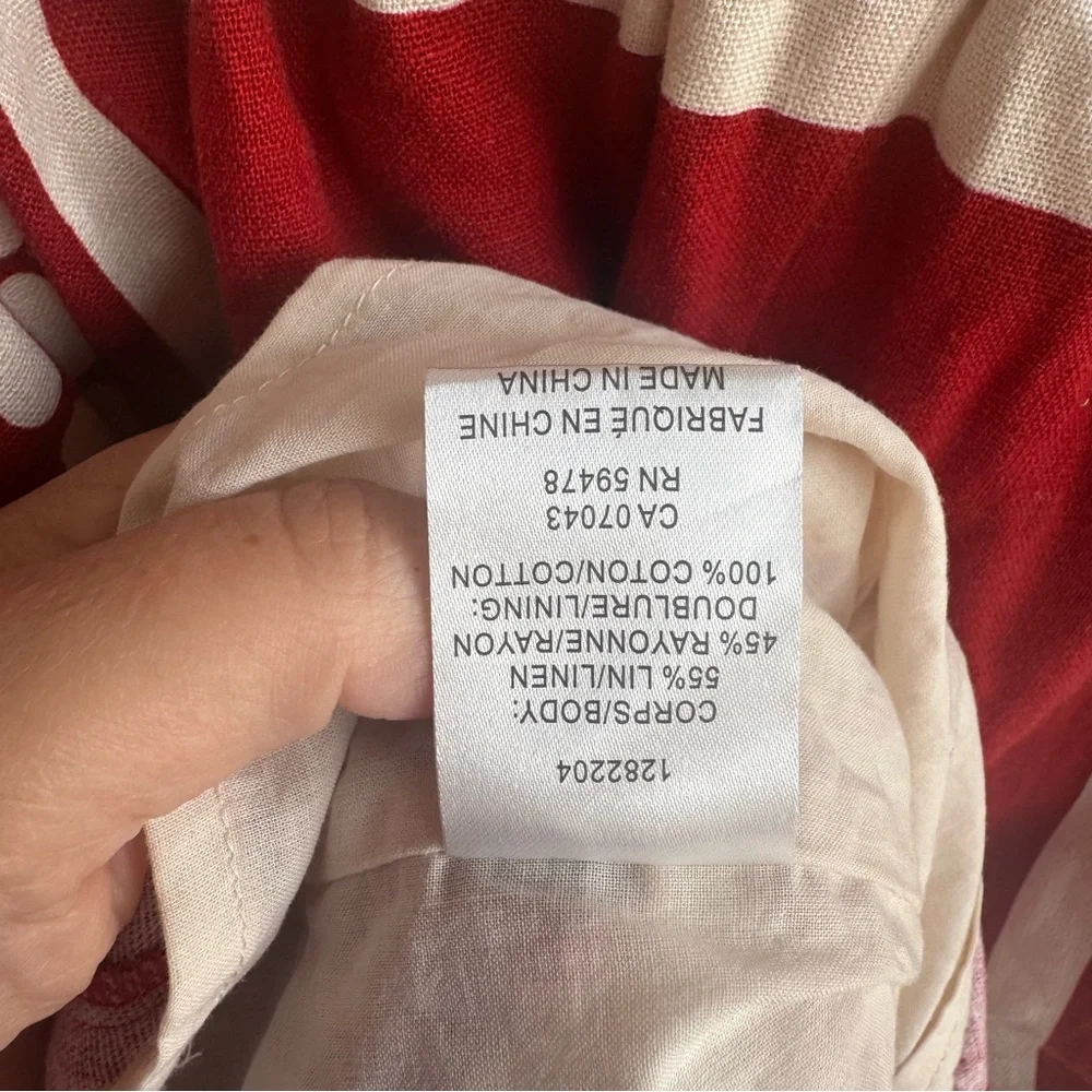 Caroline Constas Sun Goddess Cut Out Maxi Printed linen Dress in Red and… - Picture 8 of 9